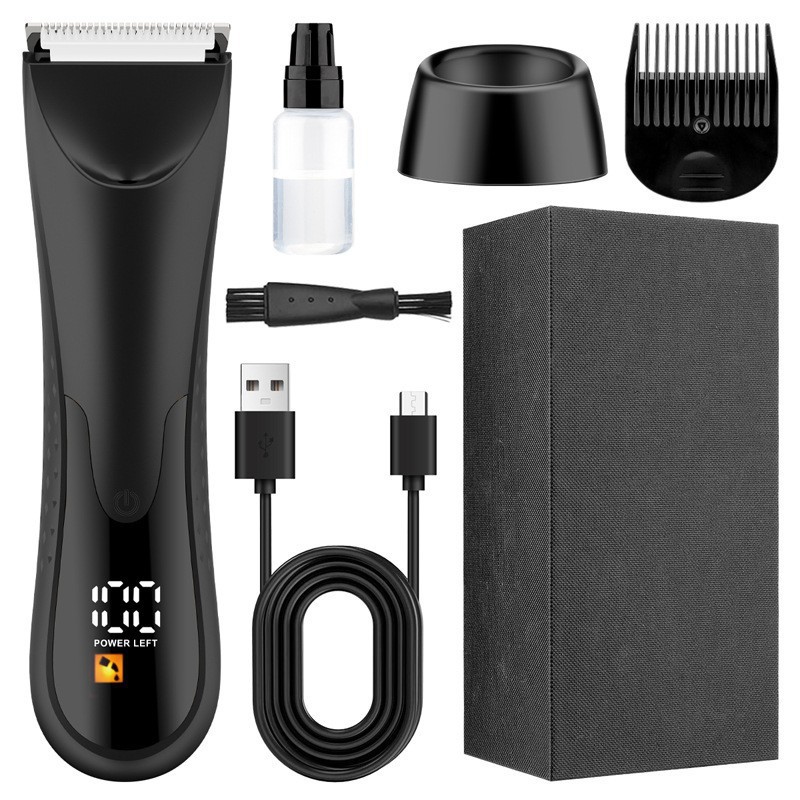 Ventas transfronterizas calientes 2 en 1 cortador de pelo eléctrico impermeable cuerpo entero afeitar cuchillo de afeitar hombre y mujer intimidad image 8