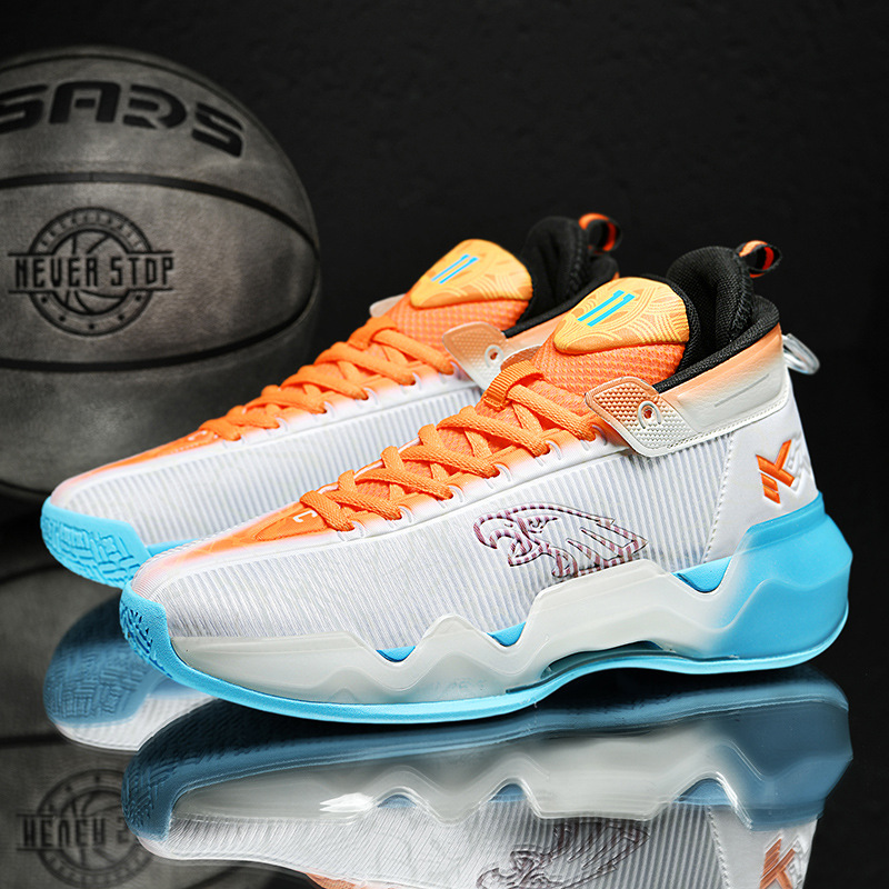 2025 nuevos zapatos de baloncesto de combate real antideslizantes y resistentes al desgaste para jóvenes hombres y mujeres, zapatos deportivos transpirables para estudiantes de moda