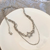 Brand necklace hip-hop style, small design chain for key bag , pendant, accessory, trend of season