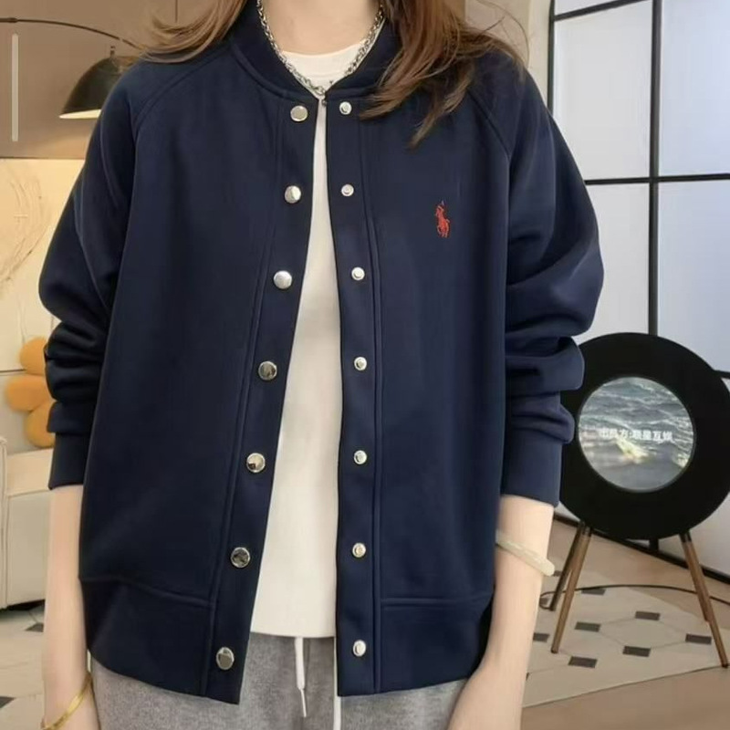 Autumn Casual Versatile Stylish Baseball Jacket for Women 2025 New Slim Versatile Petite Casual Cardigan Top Autumn Casual Versatile Stylish Baseball Jacket for Women 2025 New Slim Versatile Petite Casual Cardigan Top