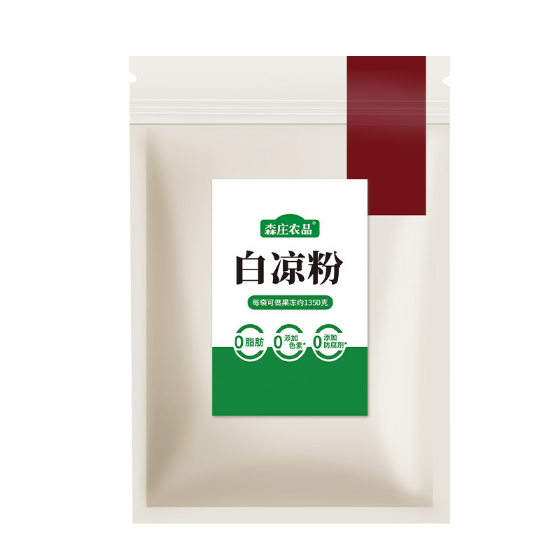 森荘農産物 白ゼリー、ゼリー作り専用氷粉、屋台用材料、業務用家庭用食用白ゼリー|undefined