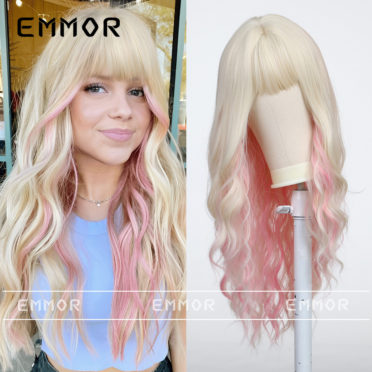 Lc8229-7 de color rosa beige (26 inch300g)