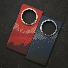Honor マジック v5 ケブラー携帯電話ケースアラミド保護カバー v5 中央軸磁気保護カバーに適しています