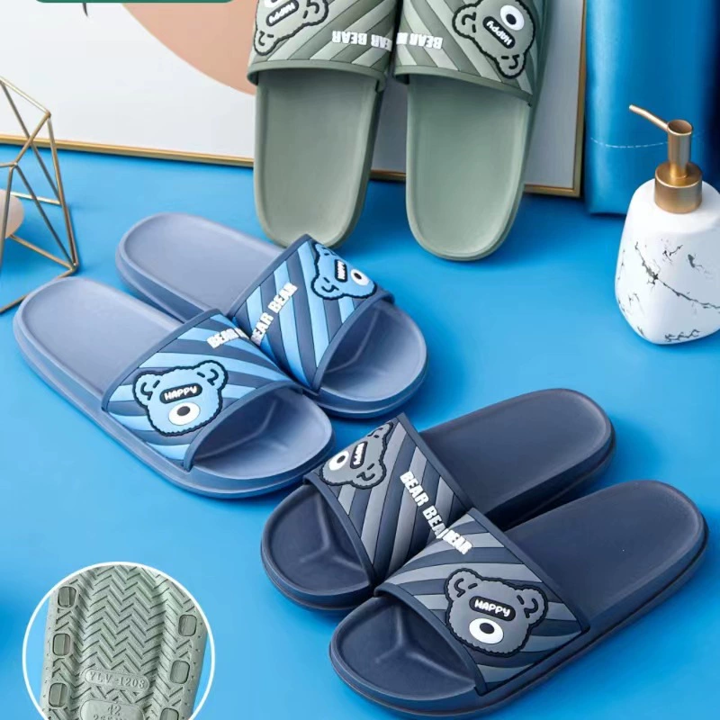 Тапочки для мужского домашнего общежития, Нескользящие, супер толстые, персонализированные ощущения при шаге на экскременты, универсальные супер мягкие мужские сандалии и тапочки для пары