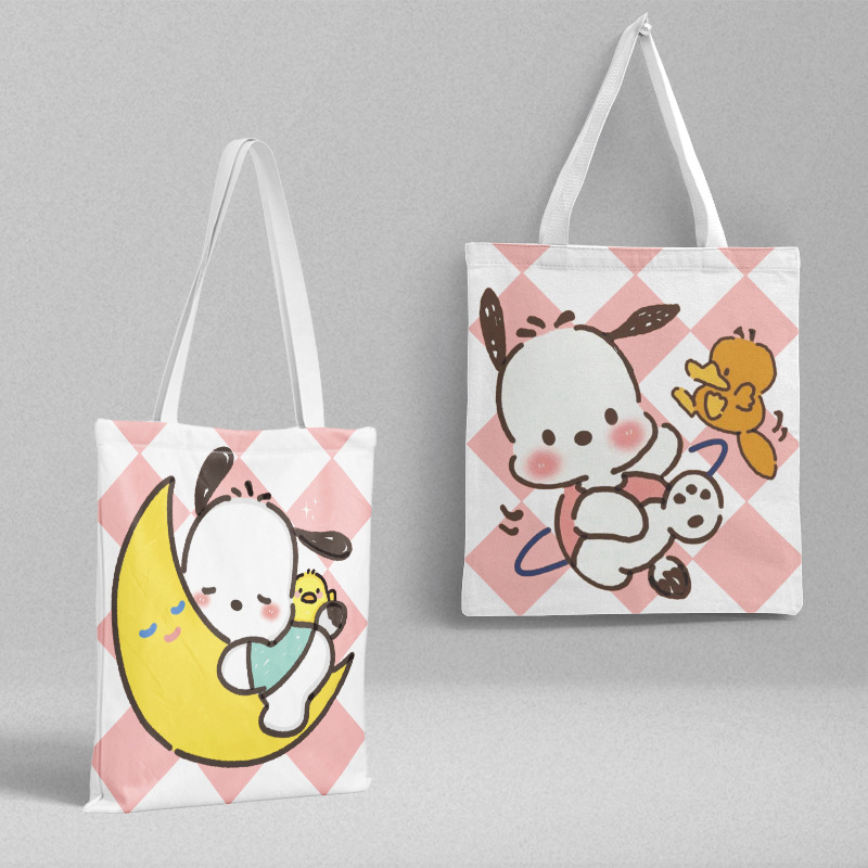 Bolsa de lona Sanli Gull pequeña fresca y simple estilo ins versión coreana hermosa bolsa de hombro bolsa de compras portátil al por mayor