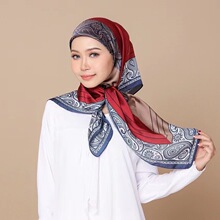 �R���������u��scarf���Ŀ�90*90�������z�󷽽�Ůӡ�������^��