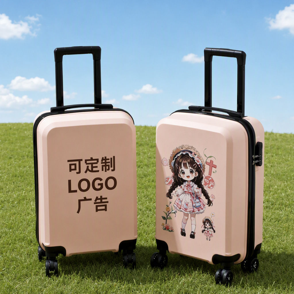 儿童行李箱皮箱新款20寸可爱卡通登机箱万向轮密码锁拉杆箱批发