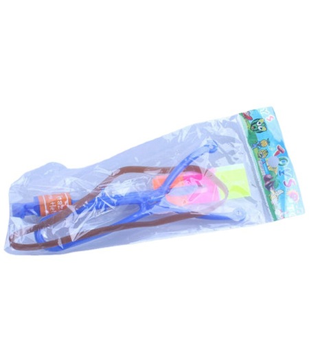 Children's toy LED flash rubber band slingshot luminous small flying arrow stall sale
