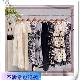 诗篇2025夏装 歌莉娅品牌折扣女装 百家好茵曼女装工厂尾货批发
