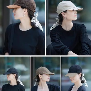 Literary and Leisure Four-Season Linen Loose-Feeling Simple and Versatile Sports and Leisure Baseball Cap