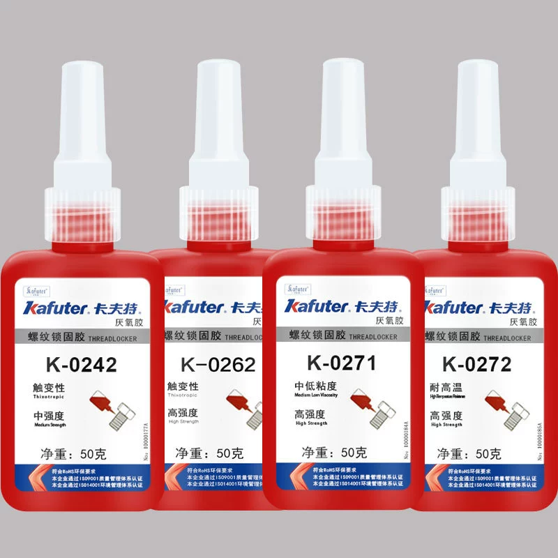 Оригинальные товары Крафт-анаэробный клей Металлический болт Запирающий резьбу Клей Масло Анти-осыпание Винтовой клей Устойчивый к высоким температурам