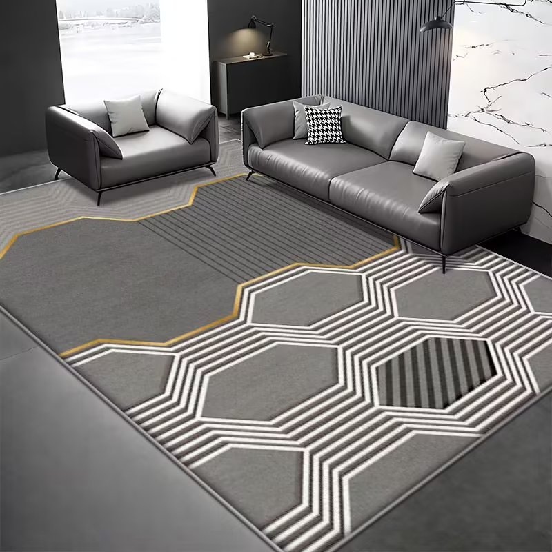 Italiano minimalista cristal terciopelo ins estilo sala de estar alfombra absorbente dormitorio cama manta sala de estar baño piso mat