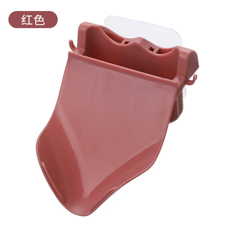 Caja de jabón con soporte para teléfono móvil rack de drenaje caja de jabón de almacenamiento rack de drenaje sin costuras pegatina gancho caja de jabón