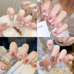 Internet celebrity fake nail stickers, wearable nails, finished nail patches, manicure patches, removable nail patches, street stall supply manufacturers