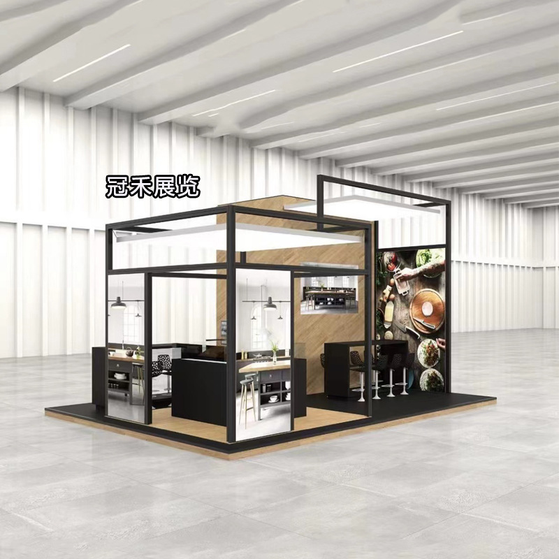 模块化展架快闪店展示架展厅宣传促销快装移动40方柱卡布背景墙