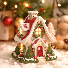 国境を越えた新製品クリスマス雪屋香薫炉小夜灯ホームリビングクリスマス雰囲気装飾品アイデア装飾品