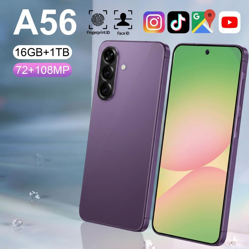 Cross-border A56 Smartphone 16+1t Android 7.3inch Large-screen Mobile...
