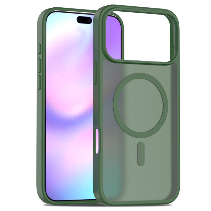 工厂适用iphone17手机壳磁吸磨砂肤感二合一e苹果16promax保护套|undefined