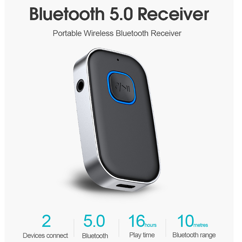 J22 Bluetooth receiver with microphone AUX car audio amplifier 3.5mm Wireless Audio Bluetooth converter J22 Bluetooth receiver with microphone AUX car audio amplifier 3.5mm Wireless Audio Bluetooth converter