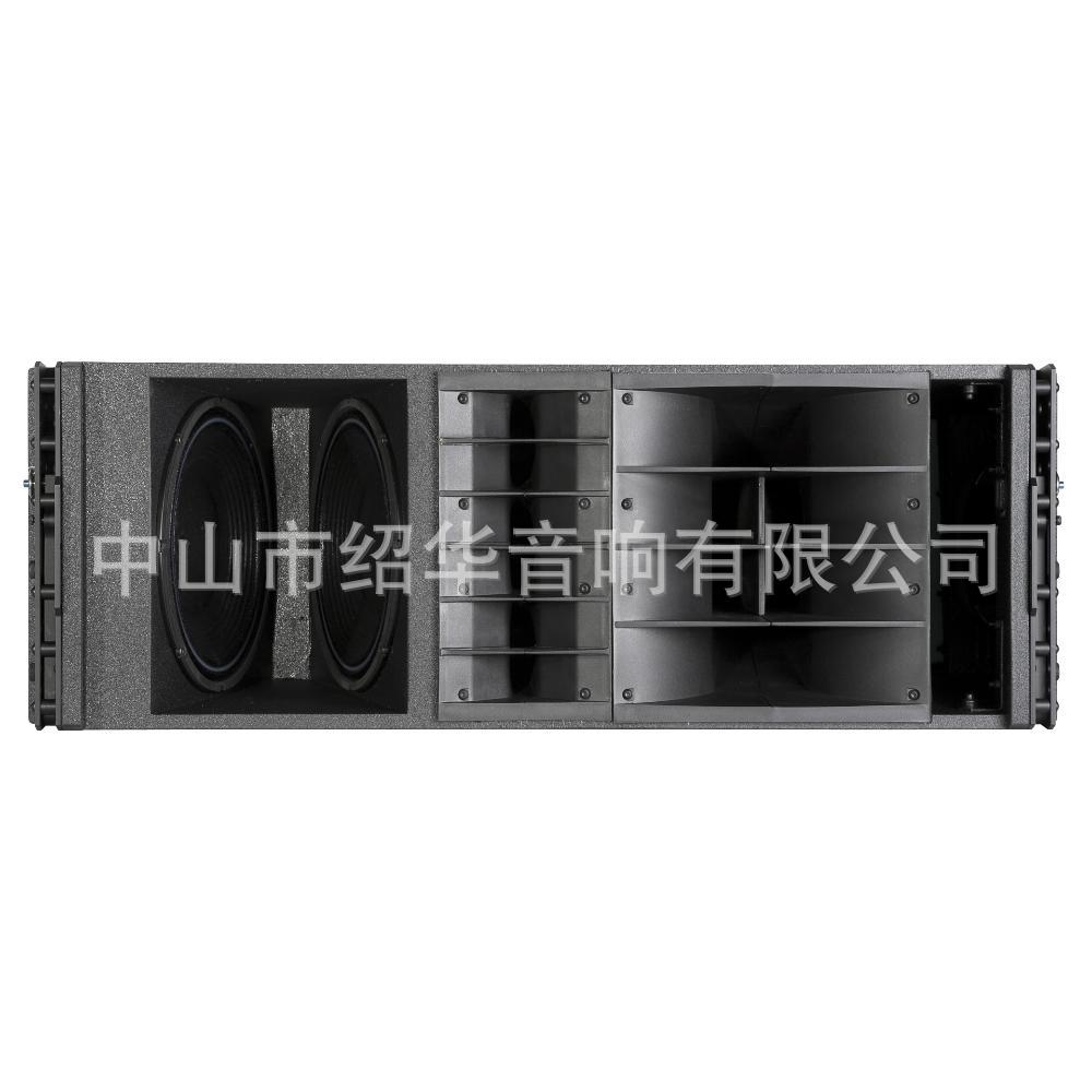 Sistema de sonido de doble matriz lineal de 12 pulgadas para escenario al aire libre