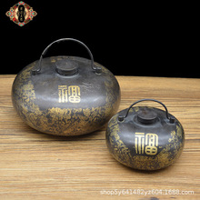 批发纯铜仿古汤婆子暖手壶文玩礼品