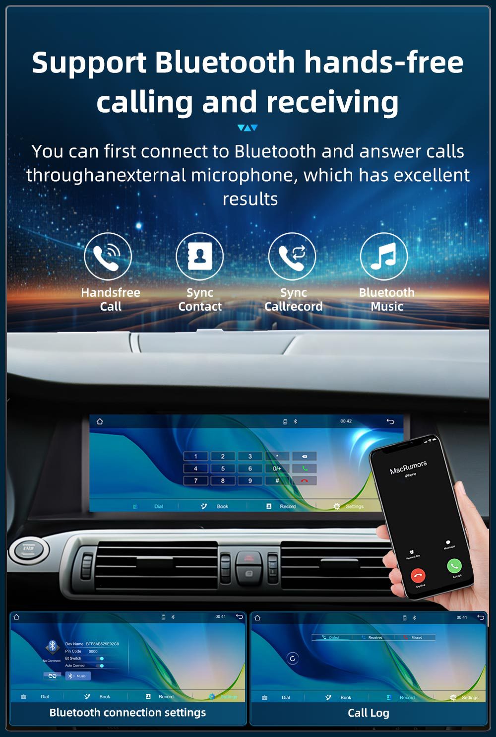 Suitable for Bmw 5 Series Gt F07 Car Central Control Large Screen Navigation Carplay Reversing Image All-In-One Machine