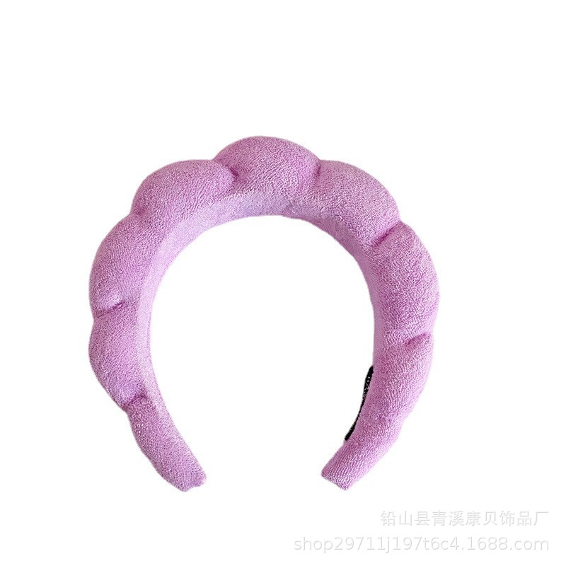 Diadema de esponja retorcida Amazon 2025, diadema de calavera alta, pulsera, diadema de pelo retorcida de felpa, diadema para lavado de cara para mujer, accesorios para el cabello