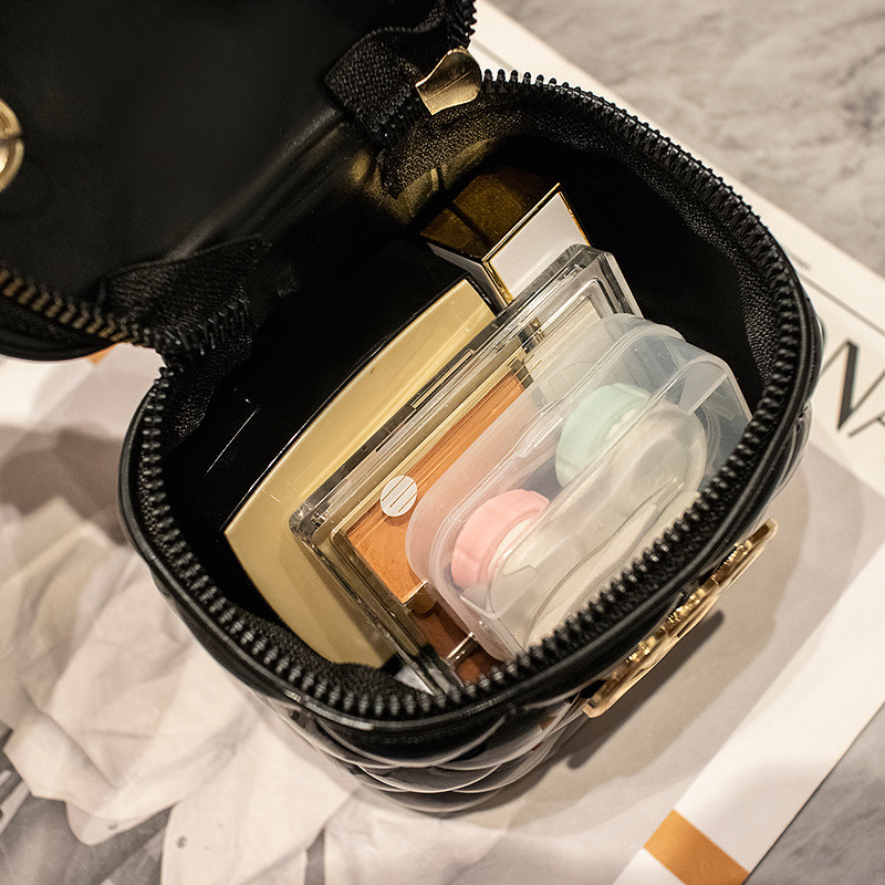 Moda mini bolso 2023 nuevo bolso de jalea de cubo de diamante doble bolso de amor decorado bolso de hombro de mujer