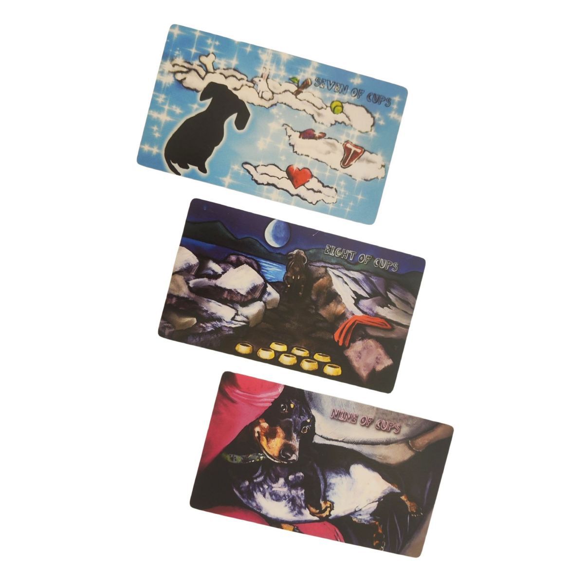 The Low Rider Dachshund Tarot Cards Party Game For Dog Lovers_voghion.com