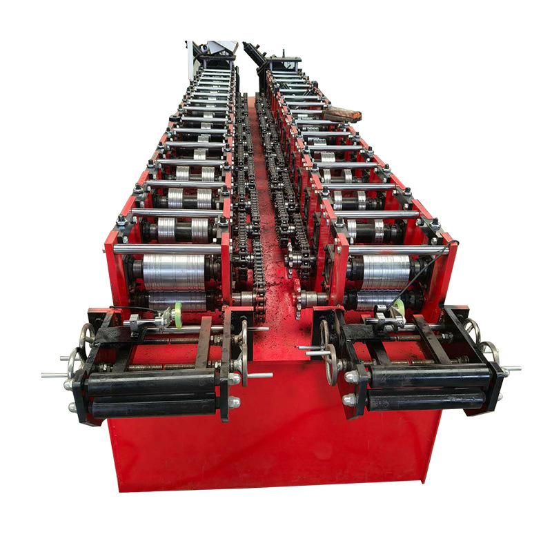 Fully Automatic Double-Out Rib Forming Machine 50 Decorative Main Frame Machine Galvanized Sheet Decorative Ribbing Machine Cold Bending Forming Equipment