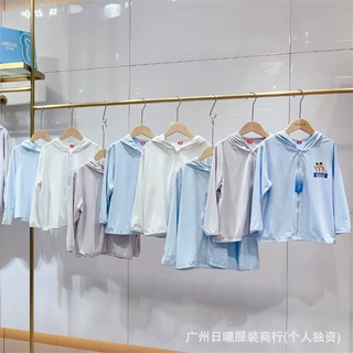 正品儿童夏季防晒衣巴布豆史努比儿童50倍防晒衣品牌童装批发工厂