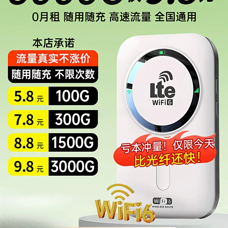 Портативный WiFi 2025 новый мобильный беспроводной сетевой широкополосный три сети универсальный домашний интернет точка доступа wi-fi6 автомобиль