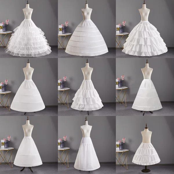 New all kinds of wedding dress skirt support plus size Gabonese adjustable Fishbone long Lolita wedding dress underskirt