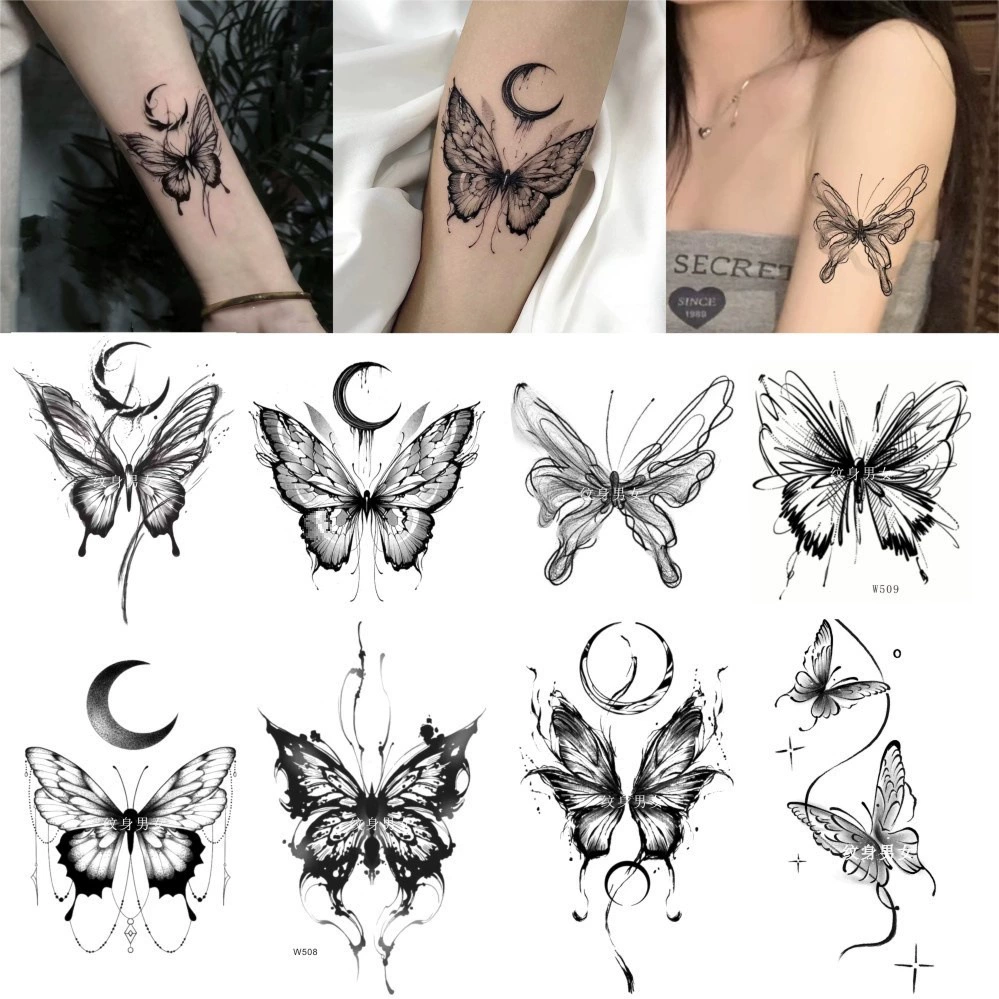 Травяные водостойкие наклейки для тату, наклейка, консилер, долгосрочный эффект