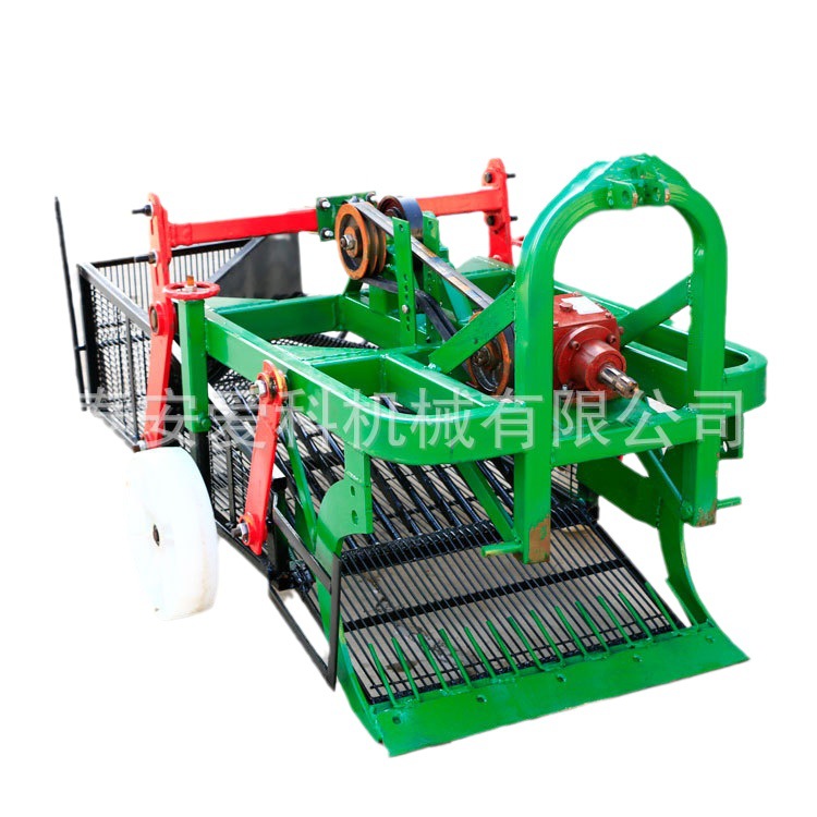 震动筛花生收获机有落果收集仓平地花生收获机拖拉机四轮车可用