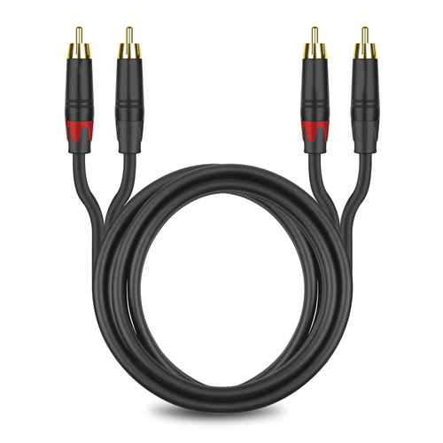 2rca audio cable, two-to-two audio connection cable, speaker amplifier, CD amplifier, balanced audio signal cable