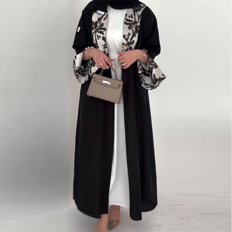 2026 European and American Amazon Cross-Border New Designer Style Elegant and Fashionable Color-Blocked Long Trench Coat