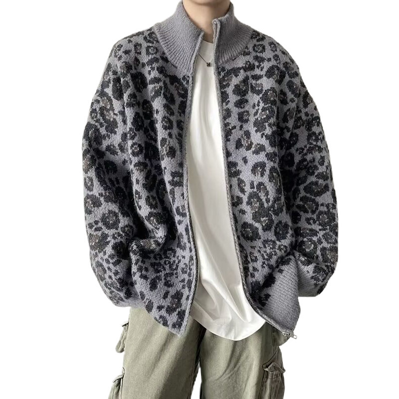 Explosiones transfronterizas de tamaño grande europeo polo camiseta con solapa a rayas suéter de punto hombre viejo suéter de viento fábrica al por mayor