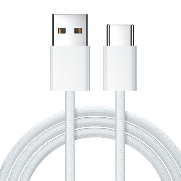 A-C braided fast charging cable (1 meter)
