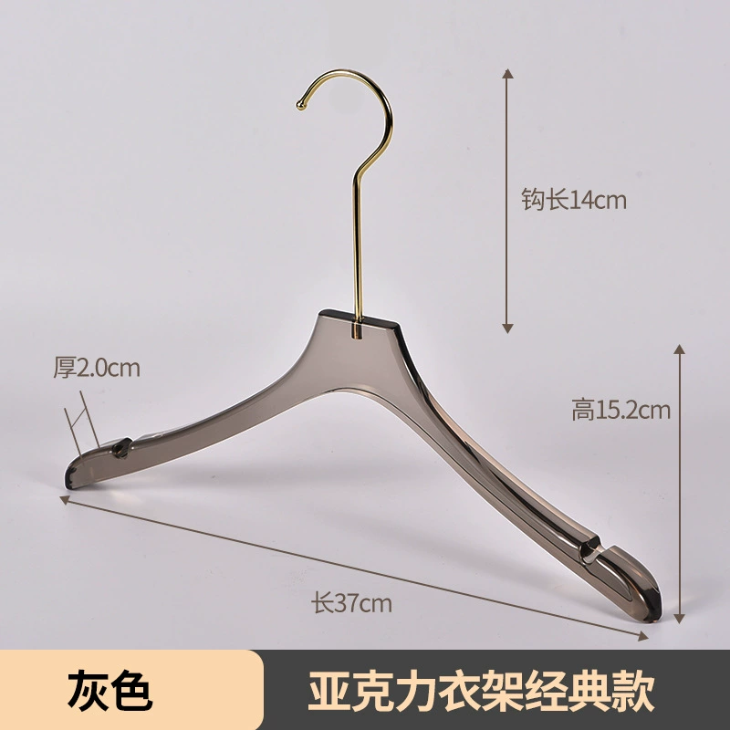 Acrylic hanger, non-slip stand