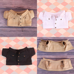 20厘米娃衣夾克明星同款衣服15厘米夾克20厘米棉花娃娃娃衣服公仔