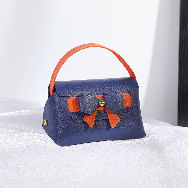 Caja de dulces de boda creativa de corteza de doble capa bolsa de arco bolsa de dulces caja de embalaje de dulces caja vacía de dulces