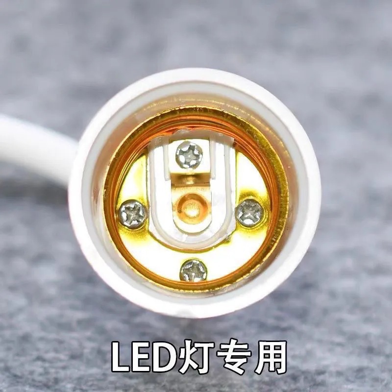LED universales alargadas lámpara adaptador enchufe enchufe de lámpara con interruptor creativo enchufe E27 tornillo