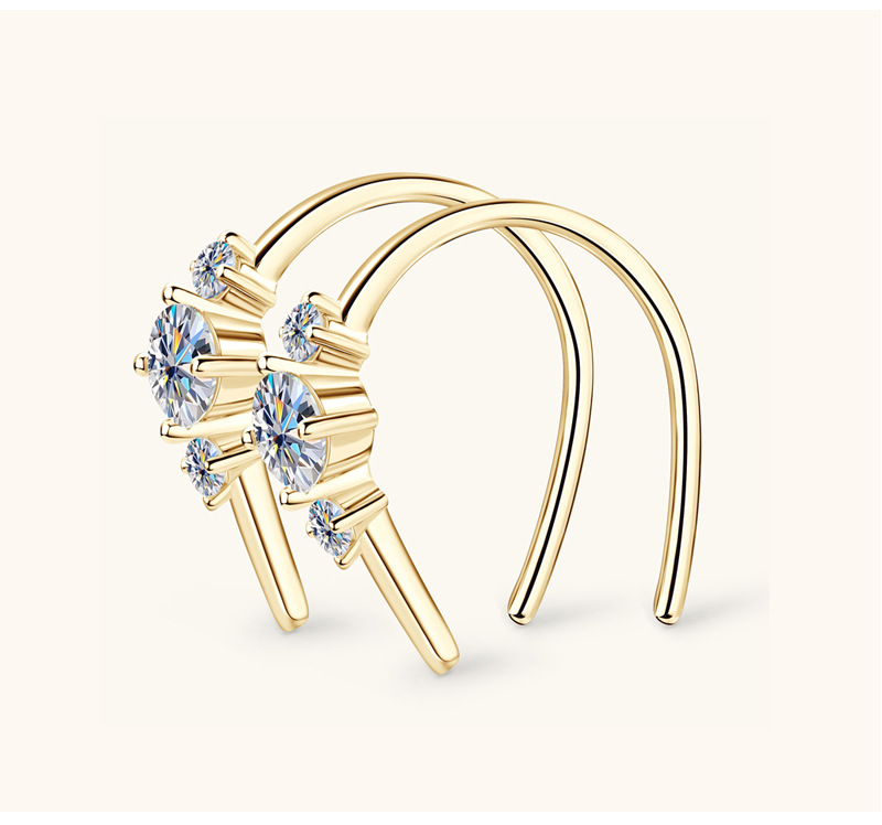 Pendientes de Diamantes Mosanj Chic