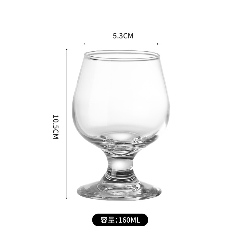 Bar gruesa copa de brandy copa de vidrio copa de vino blanco copa de whisky copa de vino corta copa de vino tinto image 9