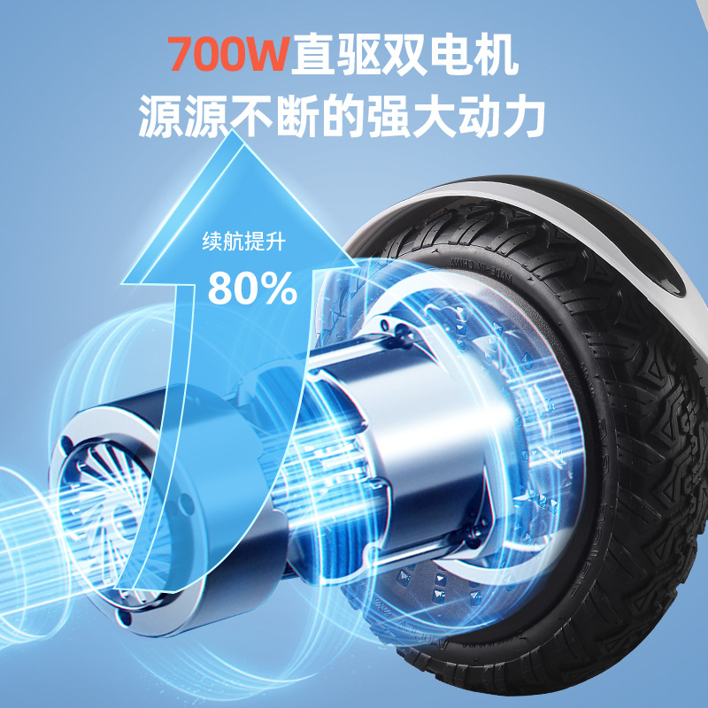 Suministro directo de fábrica de coche paralelo eléctrico con control de piernas para adultos y niños de 10 pulgadas coche de equilibrio eléctrico inteligente de dos ruedas con barra de soporte