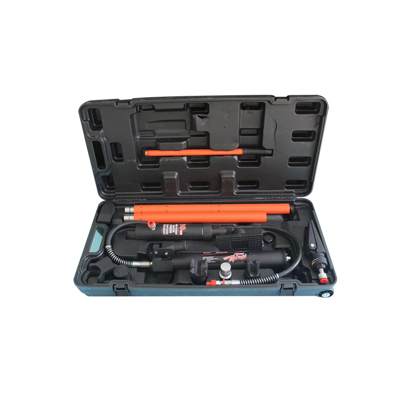 Gato dividido de 10T, techo de chapa metálica para automóvil, techo separado hidráulico, caja de plástico de techo de arena manual, suministro de fabricante