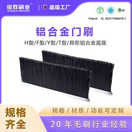 快速卷帘门车库门毛刷铝合金门防尘毛刷 轨道门底密封毛刷条刷