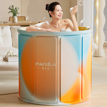 泡澡桶折叠大人儿童成人专用圆形洗澡桶浴桶全身洗澡盆浴缸沐浴桶