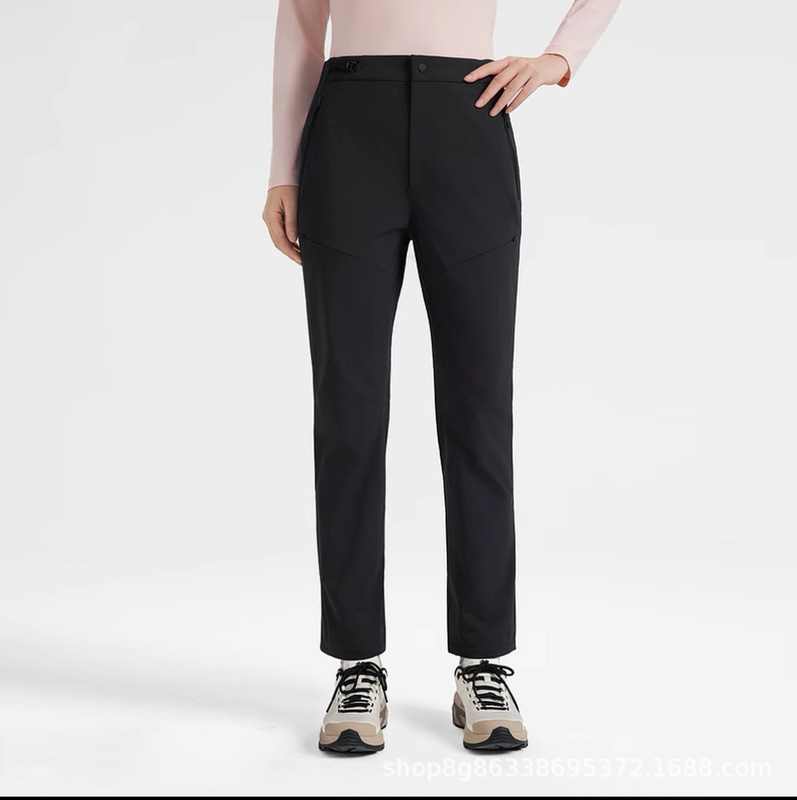 Cross-border autumn new trendy brand KL Xiaoshu Shuanghe same style softshell pants for women, multi-pocket softshell hiking trousers Cross-border autumn new trendy brand KL Xiaoshu Shuanghe same style softshell pants for women, multi-pocket softshell hiking trousers